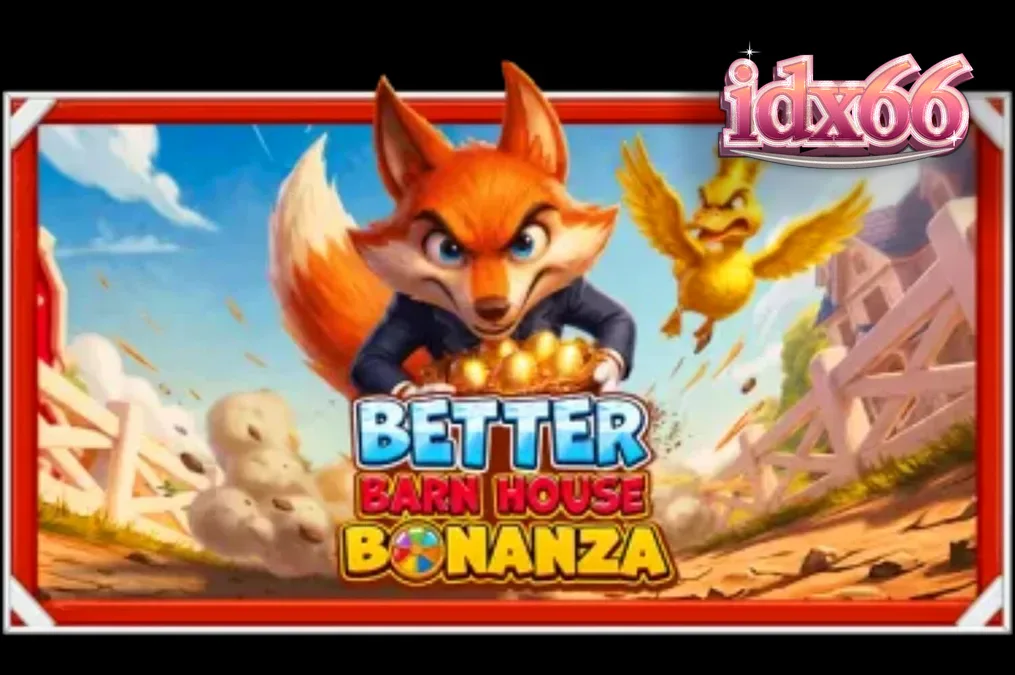 Tampilan visual slot Better Barn House Bonanza dengan tema peternakan kartun yang cerah.